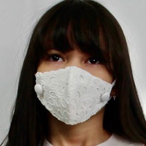 Cotton eyelet cover mask